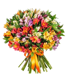 Охапка альстромерий