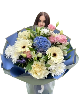 Букет "Небесная акварель".