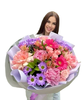 Букет "Фиалковый бриз"