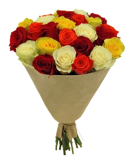 Букет из роз mix 25 шт