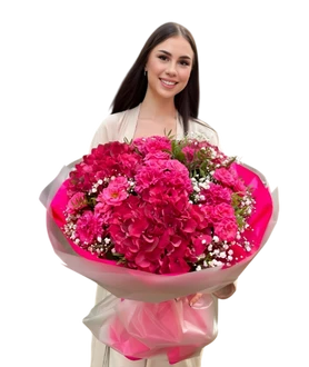 Букет "Фламинго грез".